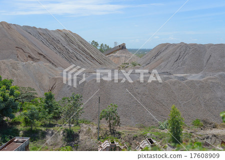 Limestone stockpile Limestone stockpile 17608909