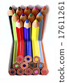 Color pencil set as abstract statistic 17611261