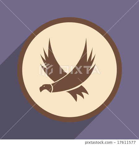 stylish silhouette of an eagle stylish silhouette of an eagle 17611577