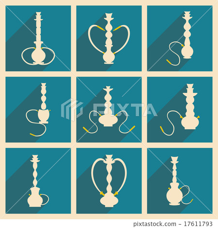 Flat with shadow concept and mobile application Flat with shadow concept and mobile application 17611793