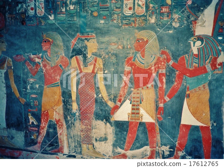 Royal Valley Holy Mother's King's Tomb Mural Painting Royal Valley Holy Mother's King's Tomb Mural Painting 17612765