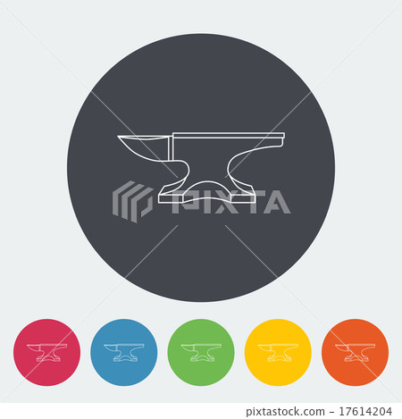 Anvil. Blacksmith equipment. Anvil. Blacksmith equipment. 17614204