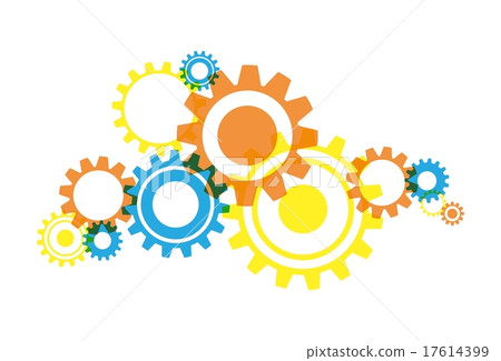 Gear system vector illustration 17614399