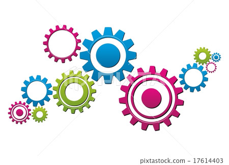 Gear system vector illustration Gear system vector illustration 17614403