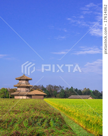 Talari castle and fruit in the blue sky 17614862