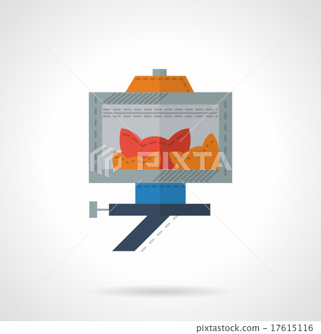Group self photo flat color vector icon Group self photo flat color vector icon 17615116