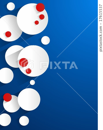 Creative circles background vector illustration 17615537