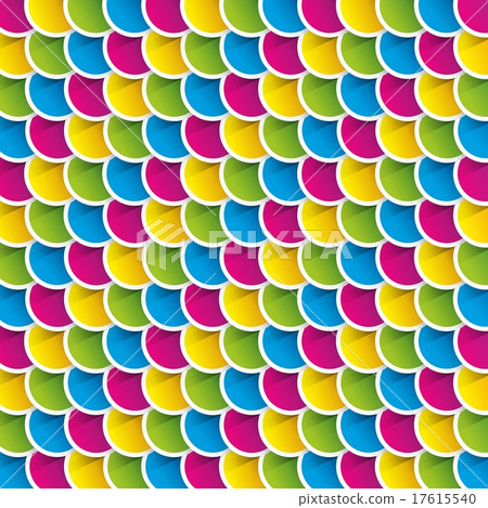 Creative circles background vector illustration 17615540