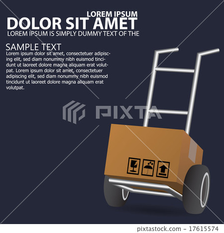 Dolly, wheelbarrow for transportation 17615574