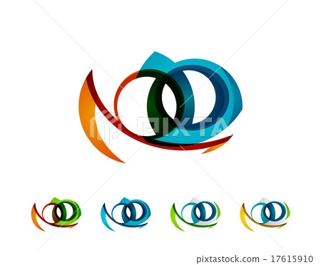Set of infinity concepts, loop logo designs 17615910