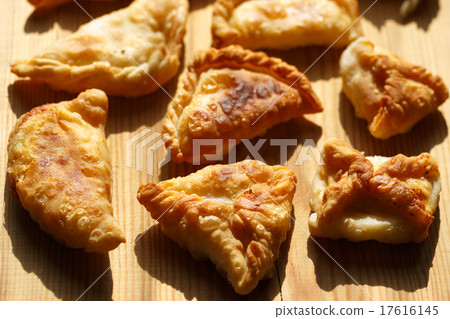 Phyllo cheese patties 17616145