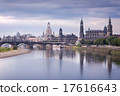 Distant view of Old Town in Dresden, Germany 17616643