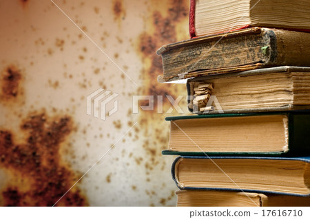 Pile of old books 17616710
