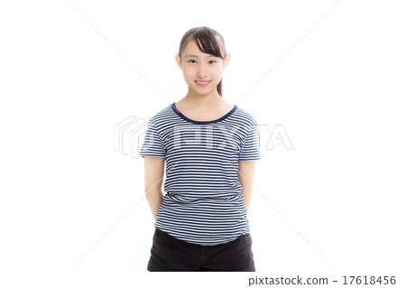 Healthy cute school girls 17618456