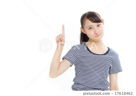 健康可愛的學校女孩 健康可愛的學校女孩 17618462