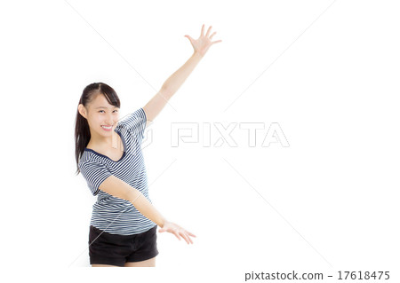 Healthy cute school girls 17618475