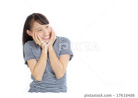 Healthy cute school girls 17618486