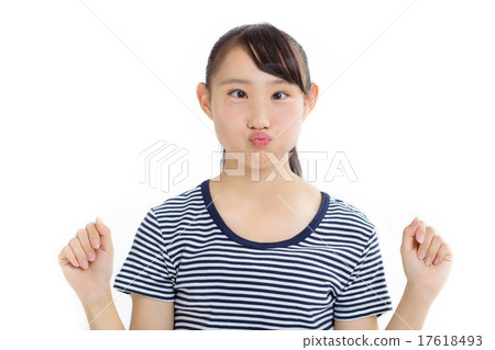 Healthy cute school girls 17618493