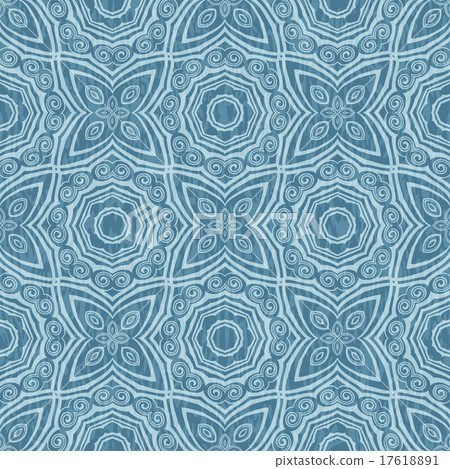 Vector seamless geometric ornamental pattern 17618891