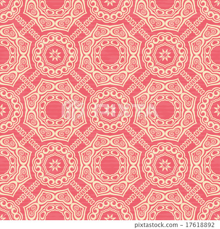 Vector seamless geometric ornamental pattern 17618892