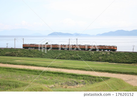 Kosan line 113 line going along the lake of Lake Biwa 17620152
