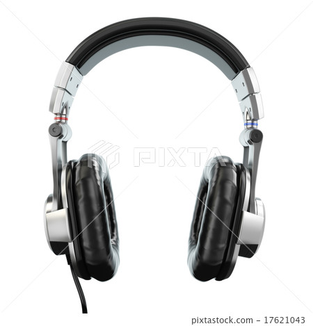 Headphones isolated on white background. - Stock Illustration [17621043 ...