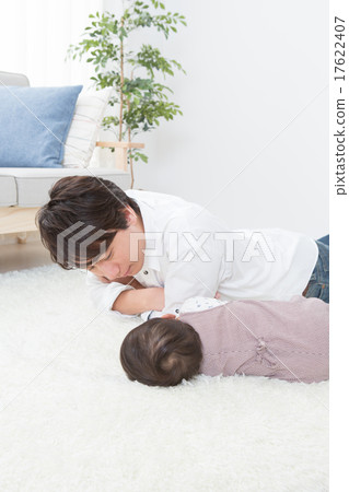 father, infant, sprawl 17622407