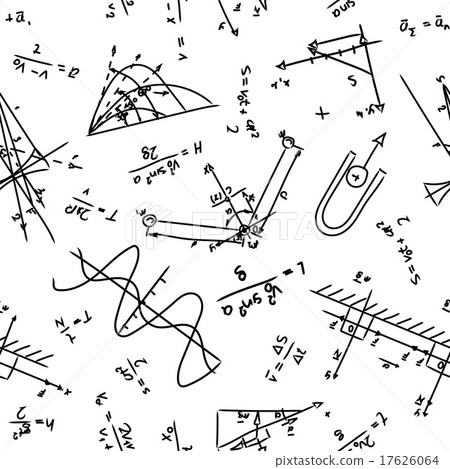 physics pattern - Stock Illustration [17626064] - PIXTA