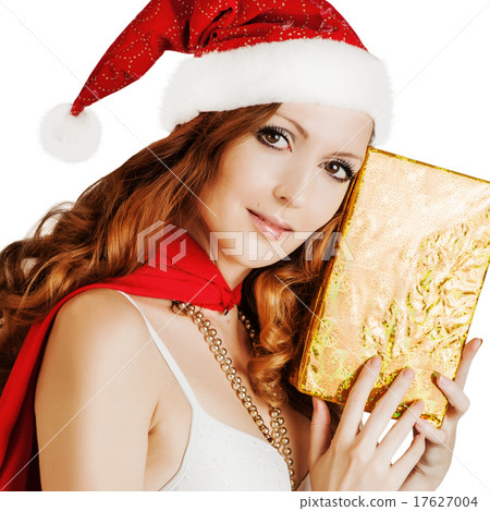 Beautiful santa claus woman Beautiful santa claus woman 17627004