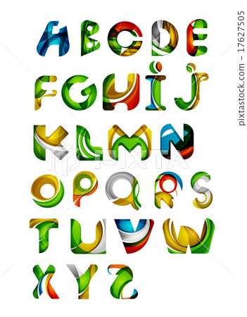 Collection of alphabet letters logos design - Stock Illustration ...