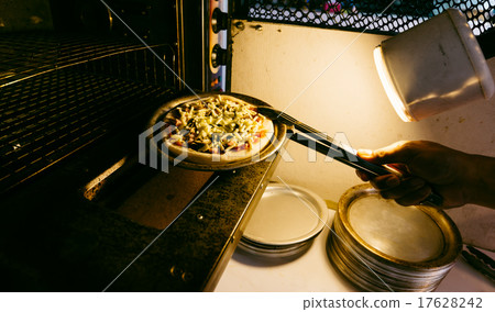 Making pizza series 17628242