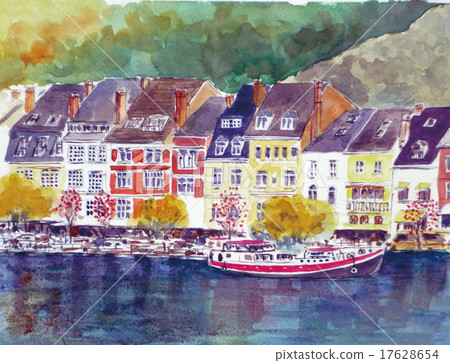 比利時之旅迪南鎮納米素描 比利時之旅迪南鎮納米素描 17628654