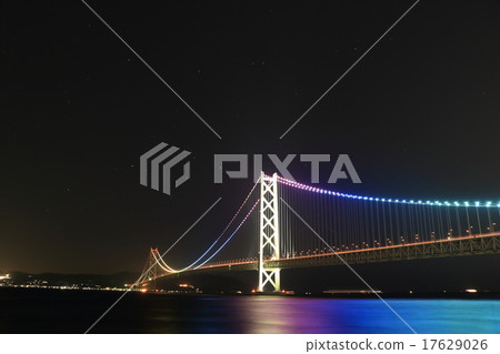 明石海峽大橋燈飾 明石海峽大橋燈飾 17629026