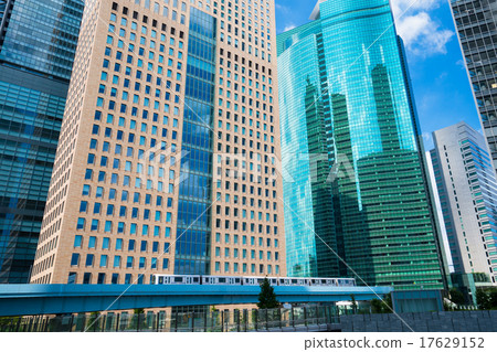 Shiodome Tall Building Yurikamome Shiodome Tall Building Yurikamome 17629152