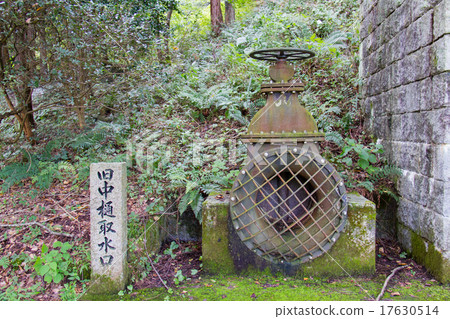 香川縣Kanonji市Bunshichi Dam老Mizukuchi進水口 17630514