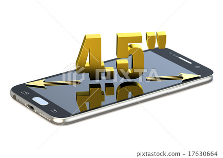 Smartphone with 4.5 inches diagonal Smartphone with 4.5 inches diagonal 17630664