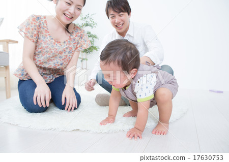 infant, father, mother 17630753
