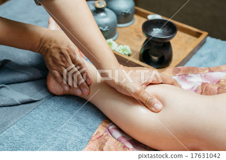 Thai foot and leg massage series 17631042