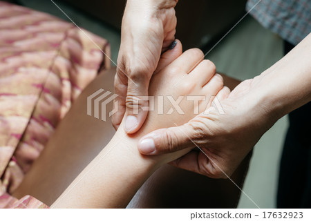 Thai massage series : Hand massage Thai massage series : Hand massage 17632923