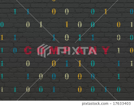 Business concept: Company on wall background Business concept: Company on wall background 17633403