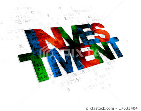 Business concept: Investment on Digital background Business concept: Investment on Digital background 17633404