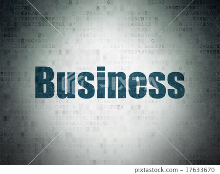 Finance concept: Business on Digital Paper Finance concept: Business on Digital Paper 17633670
