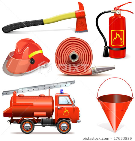 Vector Fire Prevention Icons 17633889