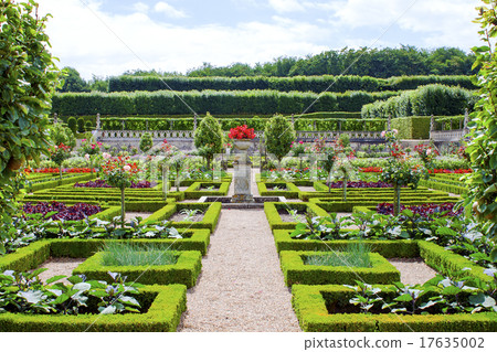 Castle Gardens in the Loire Valley in France 17635002