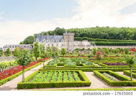 Castle Gardens in the Loire Valley in France Castle Gardens in the Loire Valley in France 17635003