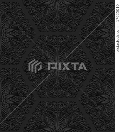 Seamless floral pattern. Vector illustration. Seamless floral pattern. Vector illustration. 17635010