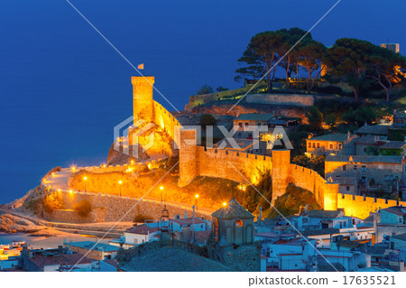 Tossa de Mar on the Costa Brava, Catalunya, Spain 17635521