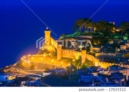 Tossa de Mar on the Costa Brava, Catalunya, Spain Tossa de Mar on the Costa Brava, Catalunya, Spain 17635522