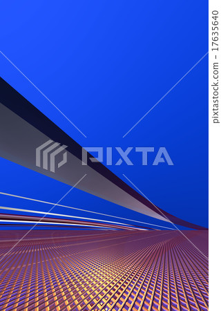 Dynamic high-tech space 17635640
