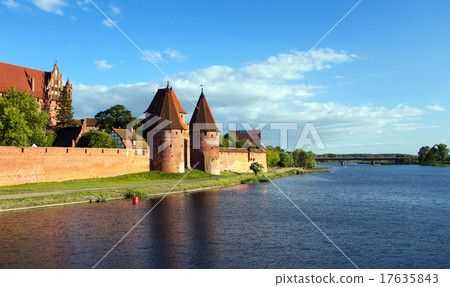 evening Malbork castle evening Malbork castle 17635843